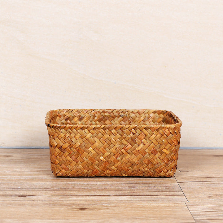 Handcrafted Natural Woven Storage Basket Kalsten