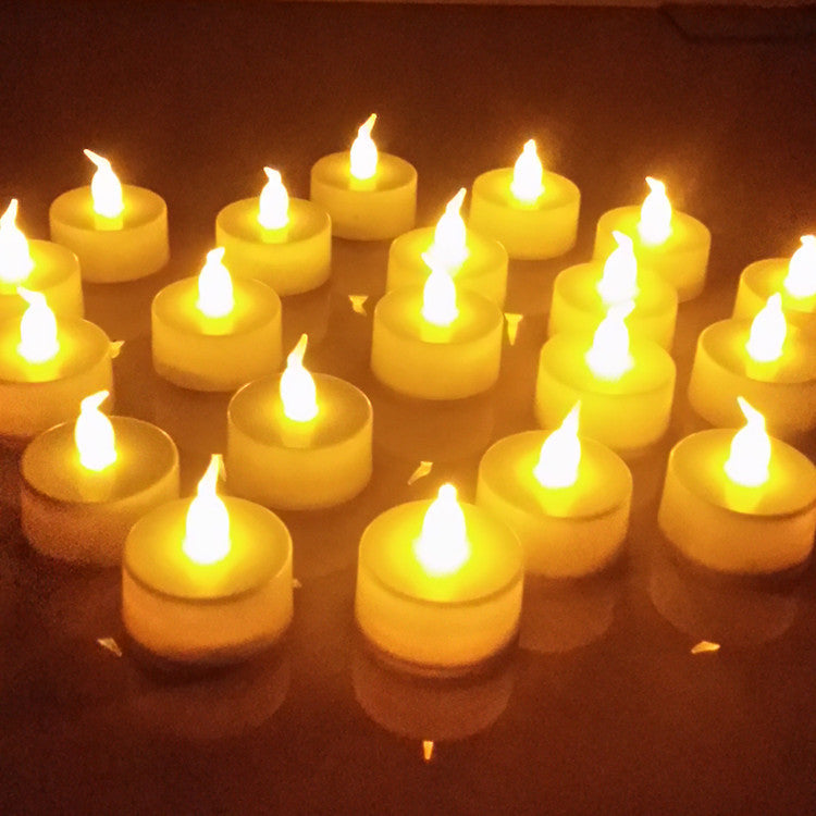 LED Flameless Tealight Candle Lights with Realistic Flicker Kalsten