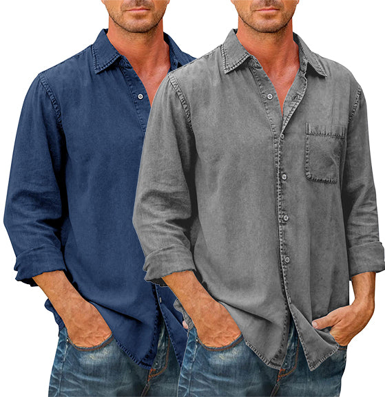 Kalsten | Long sleeve button shirt for men