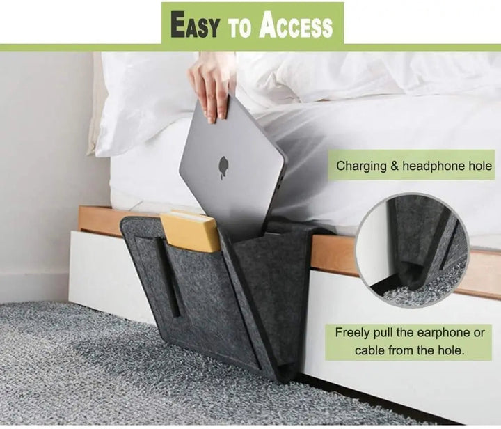 Kalsten | SpaceMate Organizer — No more chaos, more tranquility and space right next to your bed!