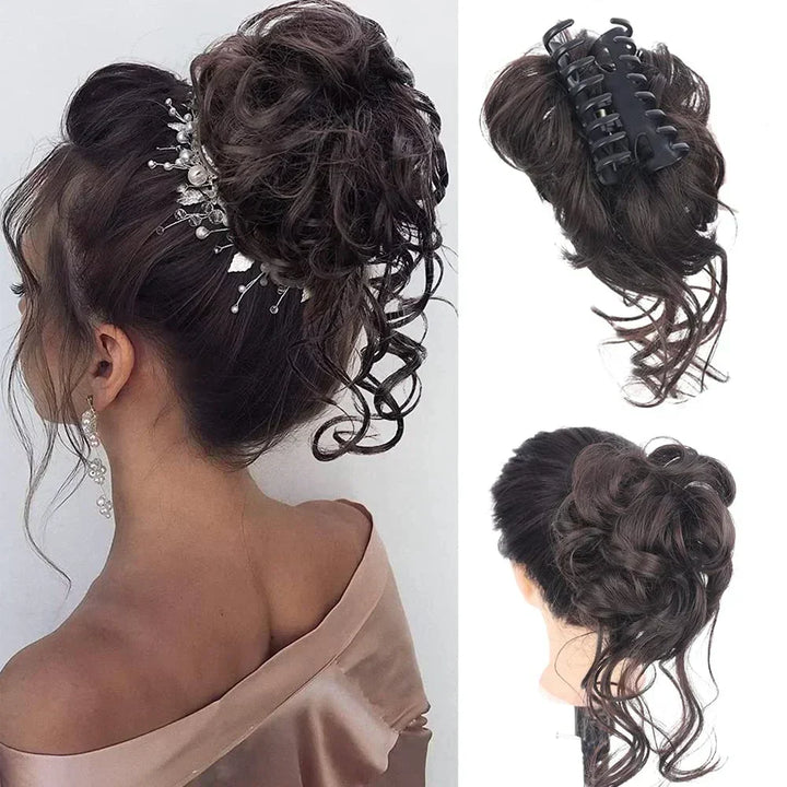 Instant Curled Bun Hair Clip