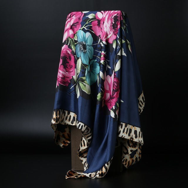 Kalsten | Large square scarf Simulation silk scarf All-match scarf Scarf