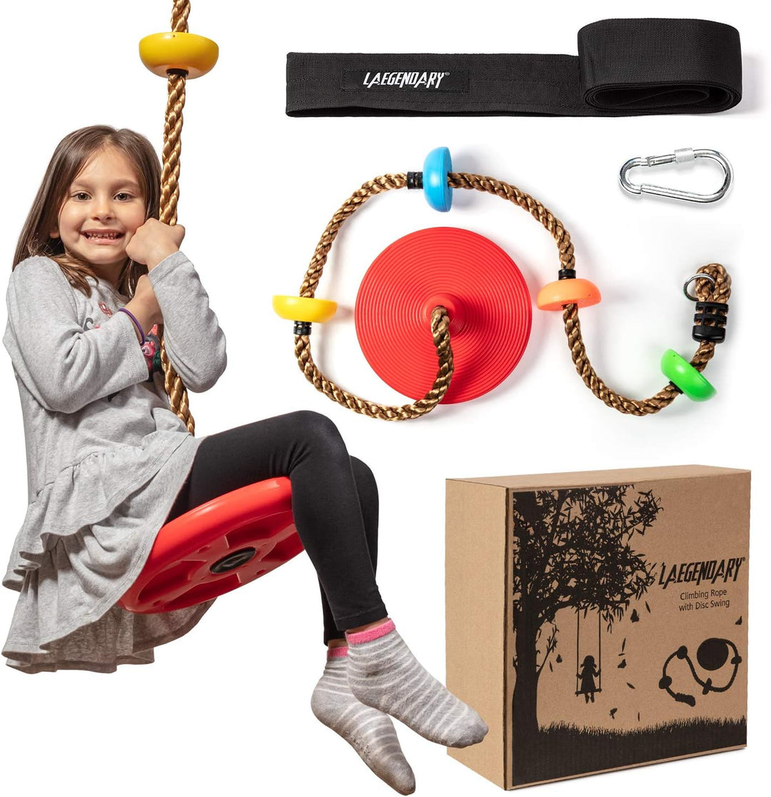 Adventurous Tree Swing Set - with Climbing Rope and Platforms for Children Kalsten