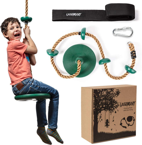 Adventurous Tree Swing Set - with Climbing Rope and Platforms for Children Kalsten