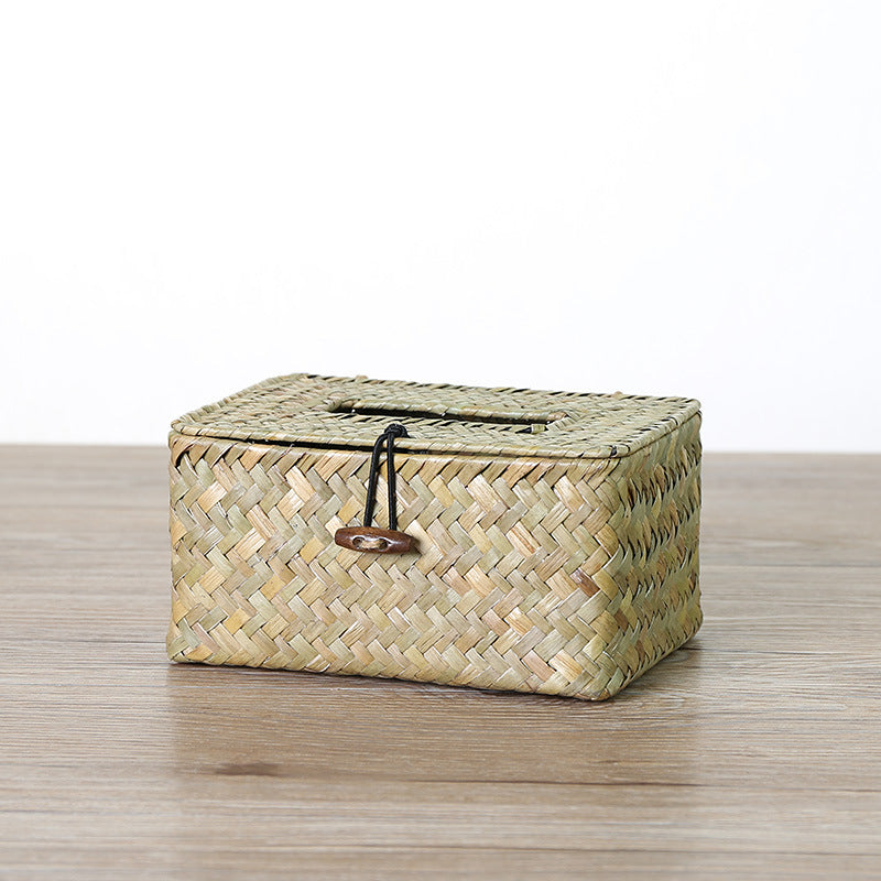 Unisex Handwoven Storage Box with Practical Lid Kalsten