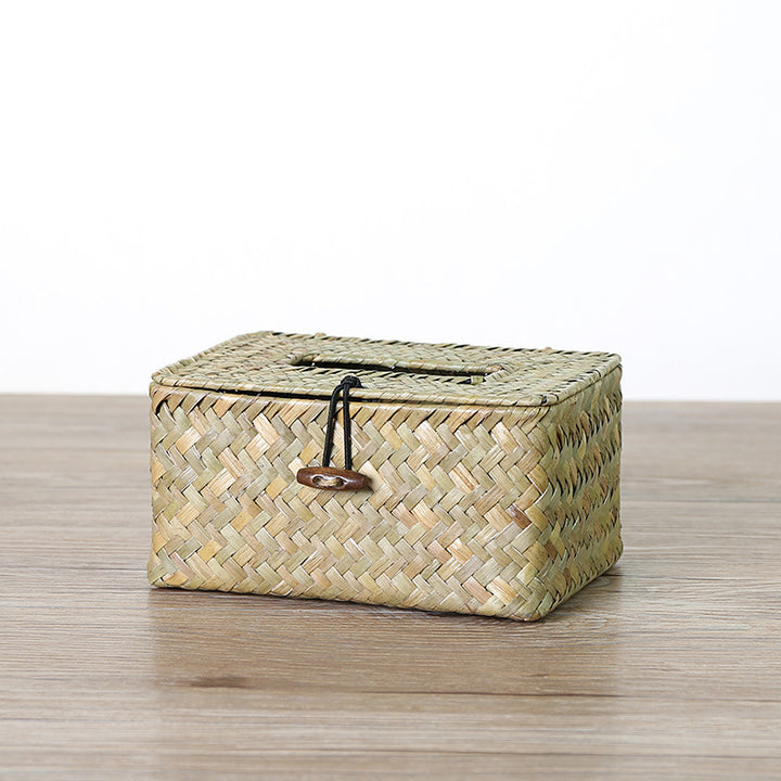 Unisex Handwoven Storage Box with Practical Lid Kalsten
