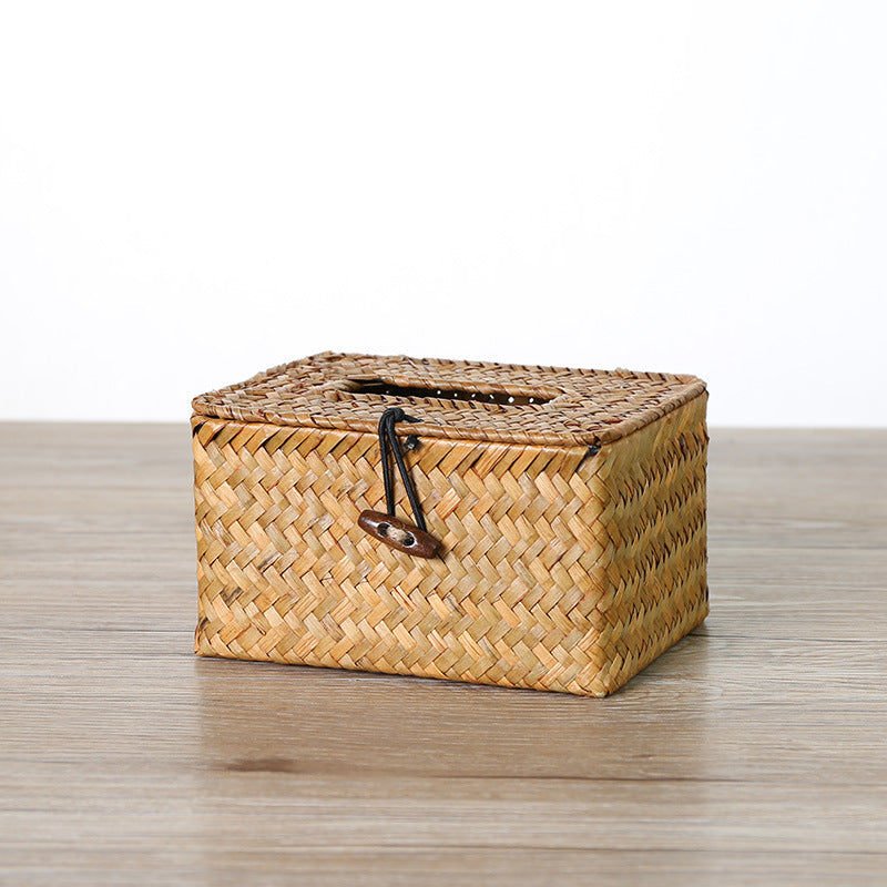 Unisex Handwoven Storage Box with Practical Lid Kalsten