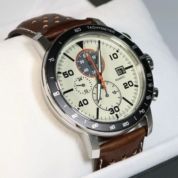 Multifunctional quartz watch with 6 hands for men | Kalsten