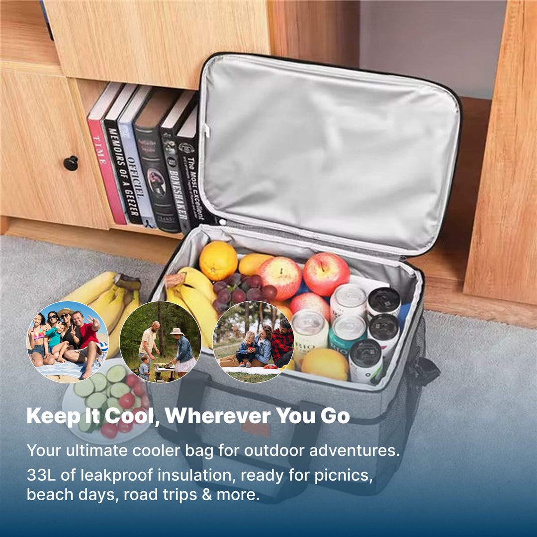 33L Waterproof Insulated Cooler Bag