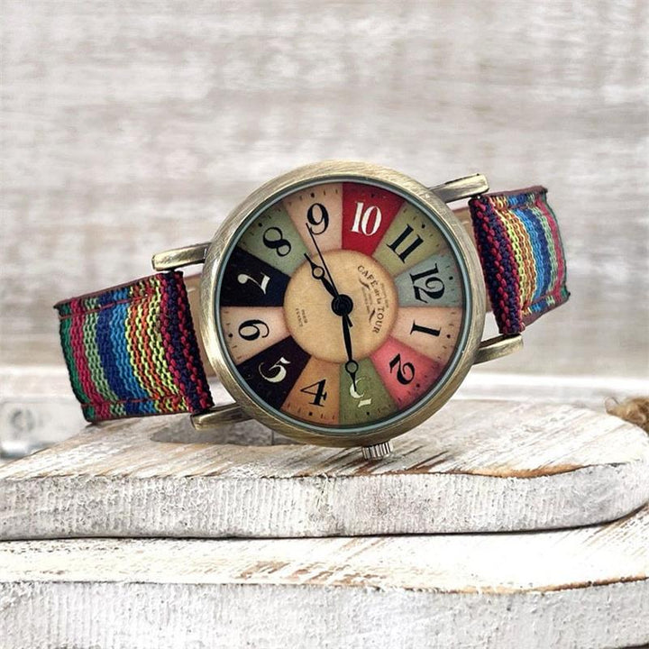 Kalsten | Watches with multicolored rainbow pattern