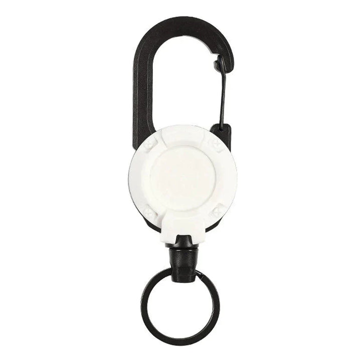 Tactical Anti-theft Metal Cable Keychain Retractable Automatic Outdoor Luya | Kalsten