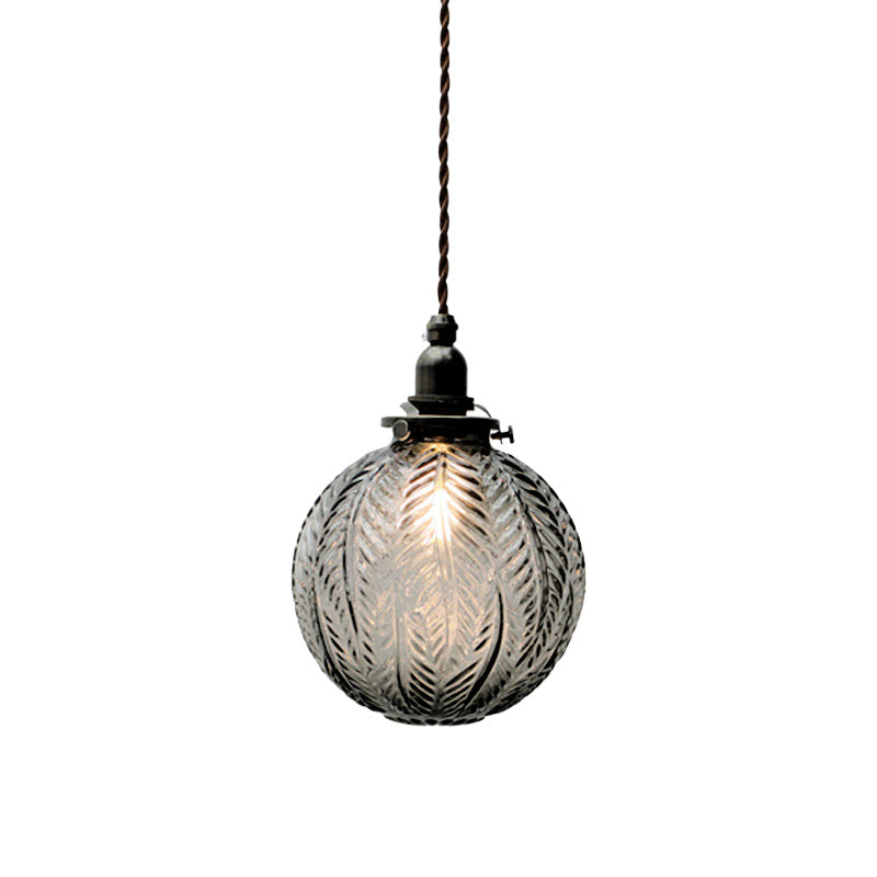 Vintage Glass Dome Pendant Lamp Noxord