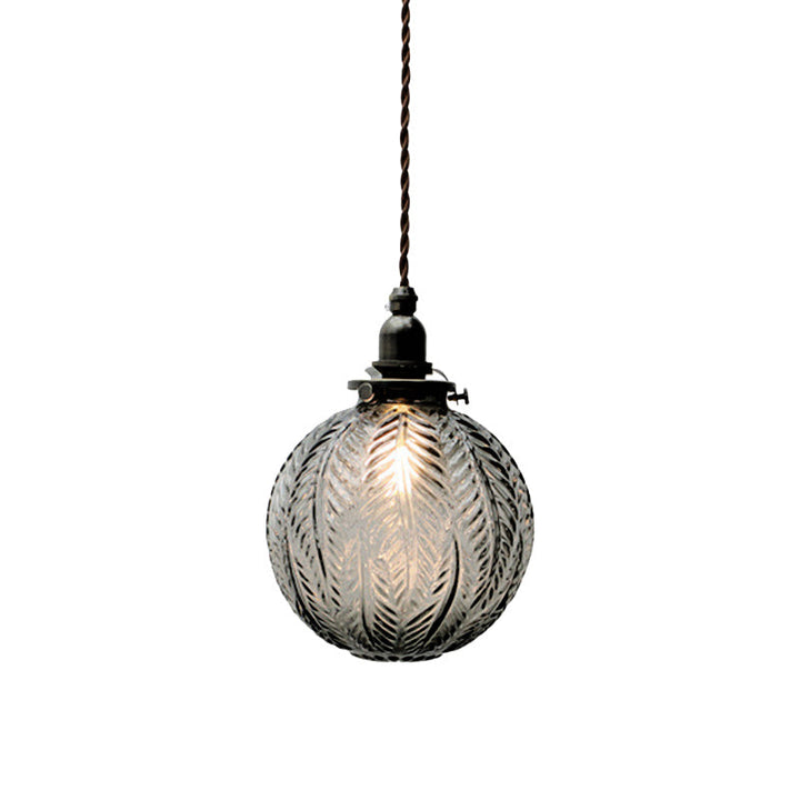 Vintage Glass Dome Pendant Lamp Noxord