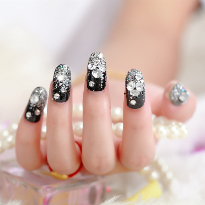Artificial nails with delicate floral decorations Kalsten