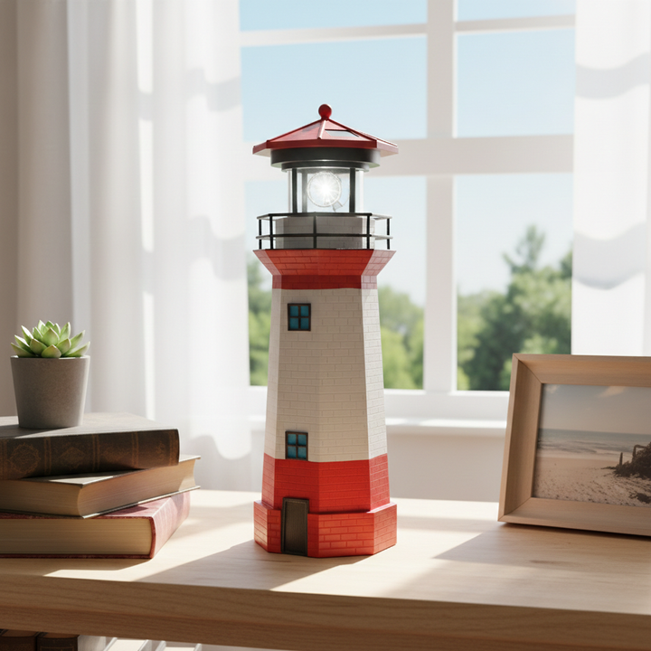 LED Lighthouse Solar Outdoor Landscape Lamp | Noxord