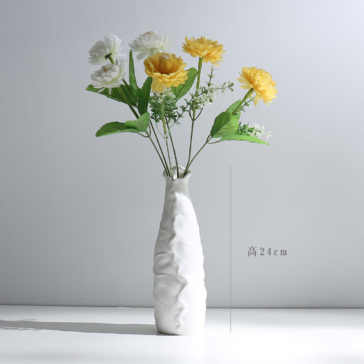 Elegant Sculptural Ceramic Flower Vase
