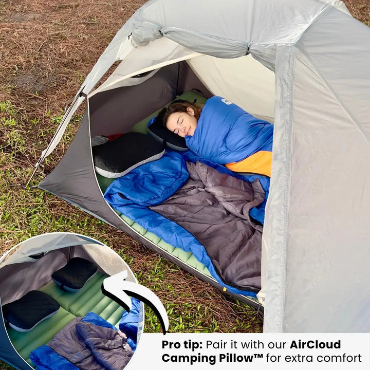 Kalsten | GreenCloud Air Sleeping Pad: Ultimate Comfort for Every Adventure