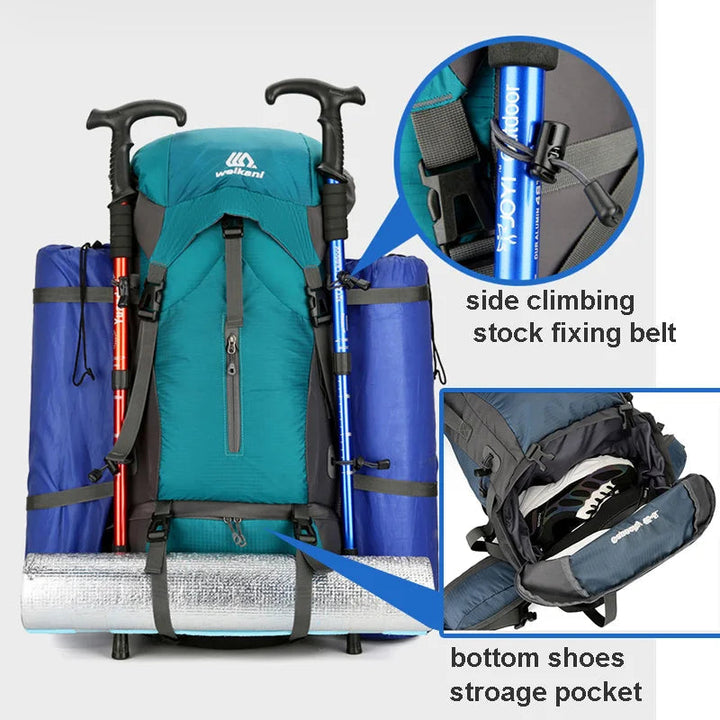 TerraVanta 70L Trekking Backpack – Master every path with comfort and unstoppable organization | Kalsten