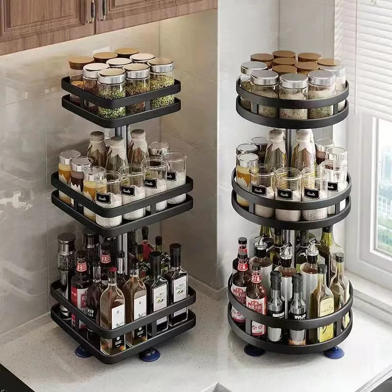 360° Rotatable Multifunctional Storage Rack Noxord