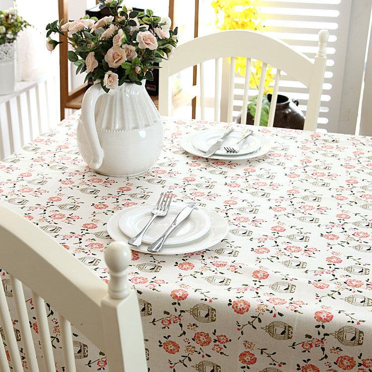 Floral Pattern Table Cloth
