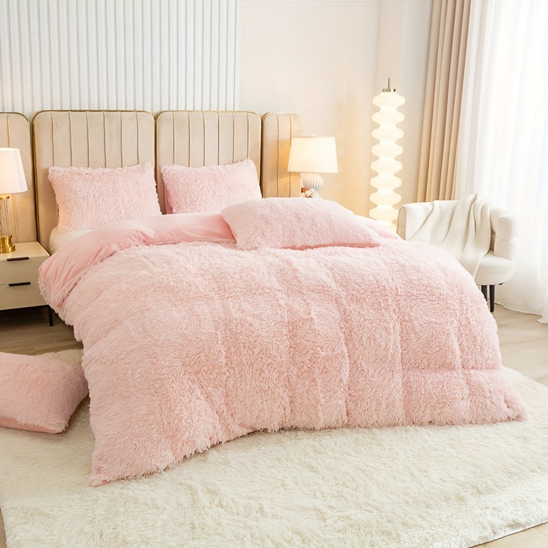 Ultra Soft Plush Duvet Cover Set with Zipper - Luxury & Comfort Kalsten