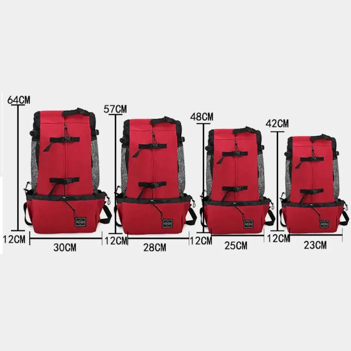 Kalsten | Dog Backpack – Comfortable Carrying Bag for Medium Dogs with Safety Strap and Storage Pockets