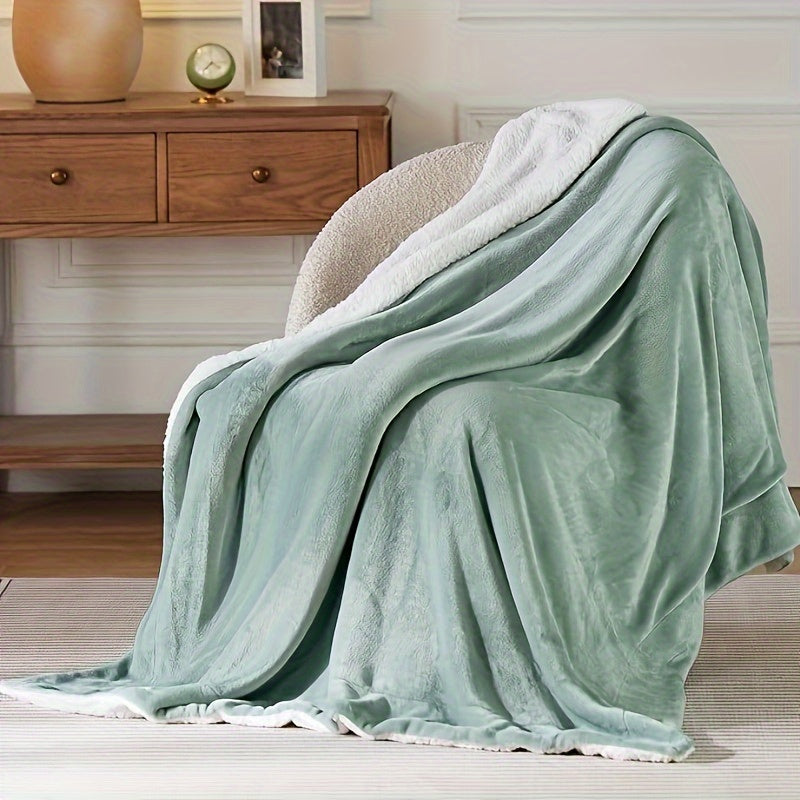 Chic Sherpa Fleece Blanket for Optimal Comfort Noxord