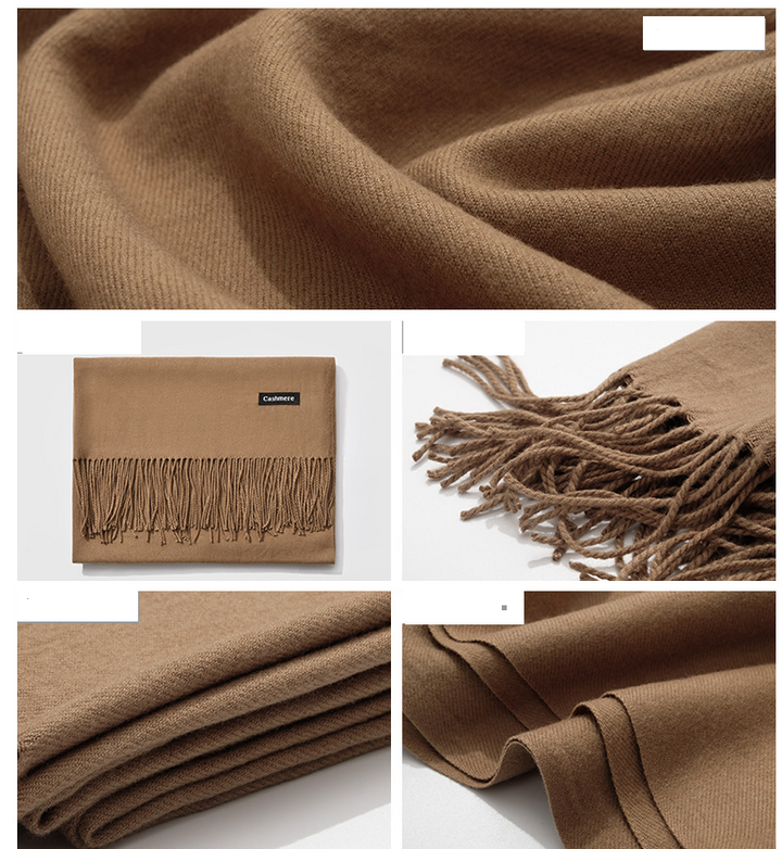 Kalsten | New Women's Winter Scarf Monochrome Variety Warm Classic Scarf