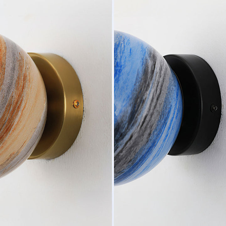 Modern Glass Globe Ceiling Light Noxord