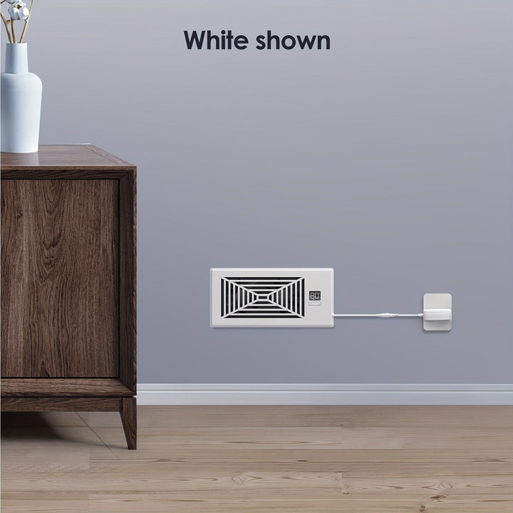 4" x 10" Smart Register Booster Fan – HVAC Building Supplies with Remote Control, Thermostat Control – Quiet Operation for Efficient Heating and Cooling | Kalsten