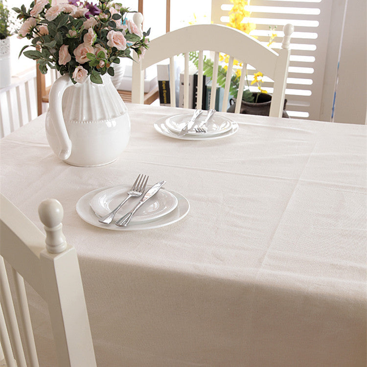 Lace Edged Dining Tablecloth
