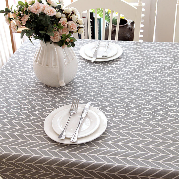 Geometric Patterned Tablecloth