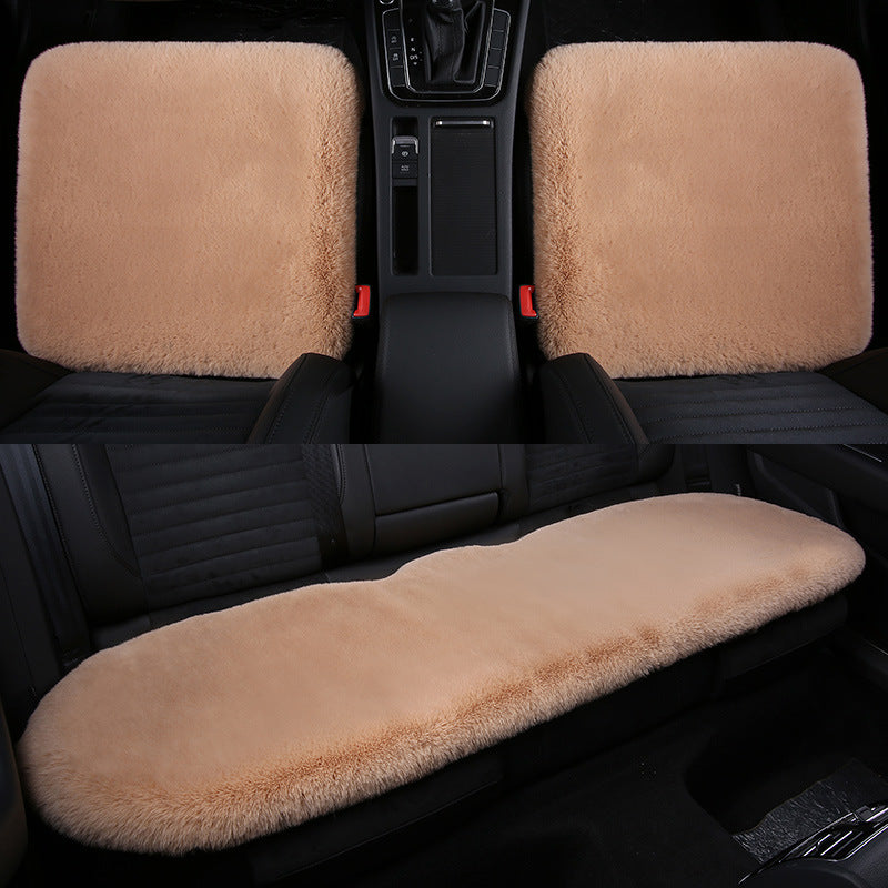 Noxord 丨 Thickened Winter Short Rabbit Plush Car Seat Cushion without Backrest