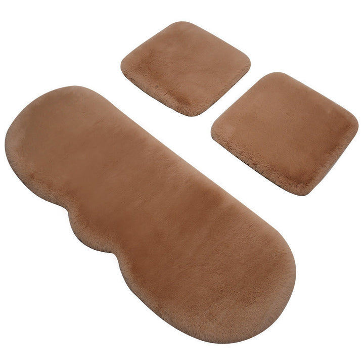 Noxord 丨 Thickened Winter Short Rabbit Plush Car Seat Cushion without Backrest