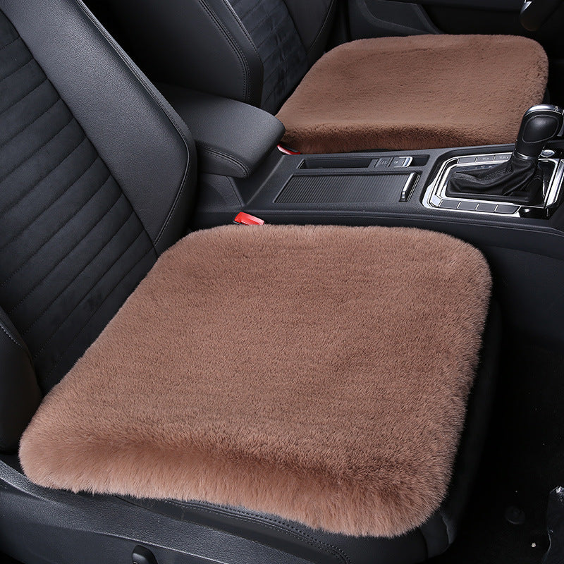 Noxord 丨 Thickened Winter Short Rabbit Plush Car Seat Cushion without Backrest