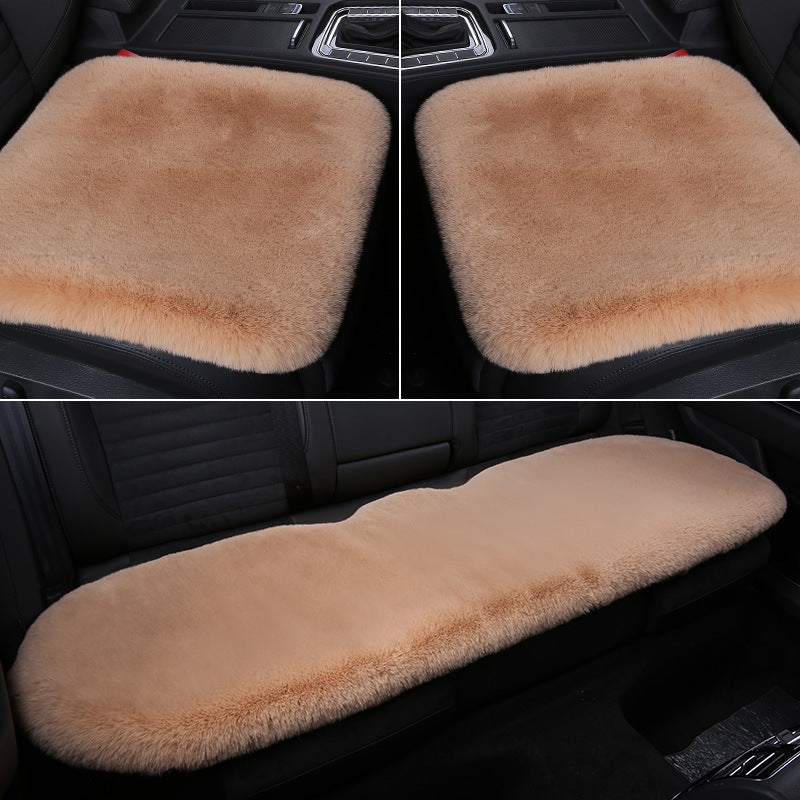 Noxord 丨 Thickened Winter Short Rabbit Plush Car Seat Cushion without Backrest