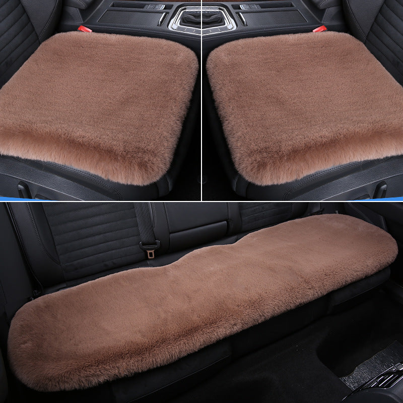 Noxord 丨 Thickened Winter Short Rabbit Plush Car Seat Cushion without Backrest