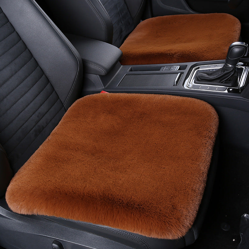 Noxord 丨 Thickened Winter Short Rabbit Plush Car Seat Cushion without Backrest