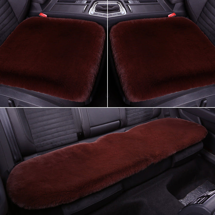 Noxord 丨 Thickened Winter Short Rabbit Plush Car Seat Cushion without Backrest