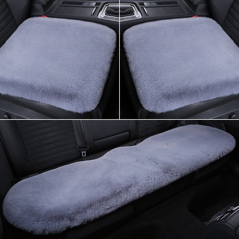 Noxord 丨 Thickened Winter Short Rabbit Plush Car Seat Cushion without Backrest