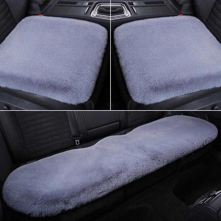 Noxord 丨 Thickened Winter Short Rabbit Plush Car Seat Cushion without Backrest