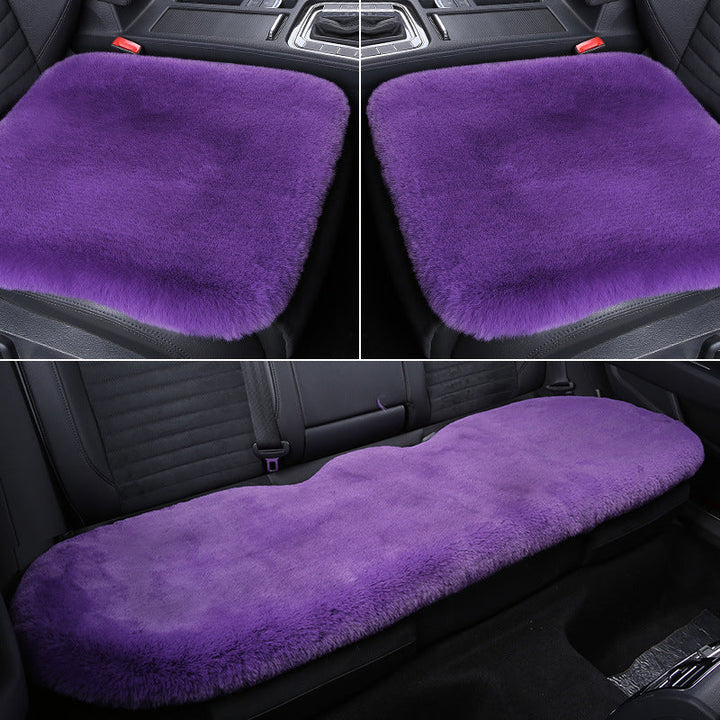 Noxord 丨 Thickened Winter Short Rabbit Plush Car Seat Cushion without Backrest