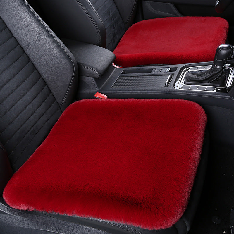 Noxord 丨 Thickened Winter Short Rabbit Plush Car Seat Cushion without Backrest