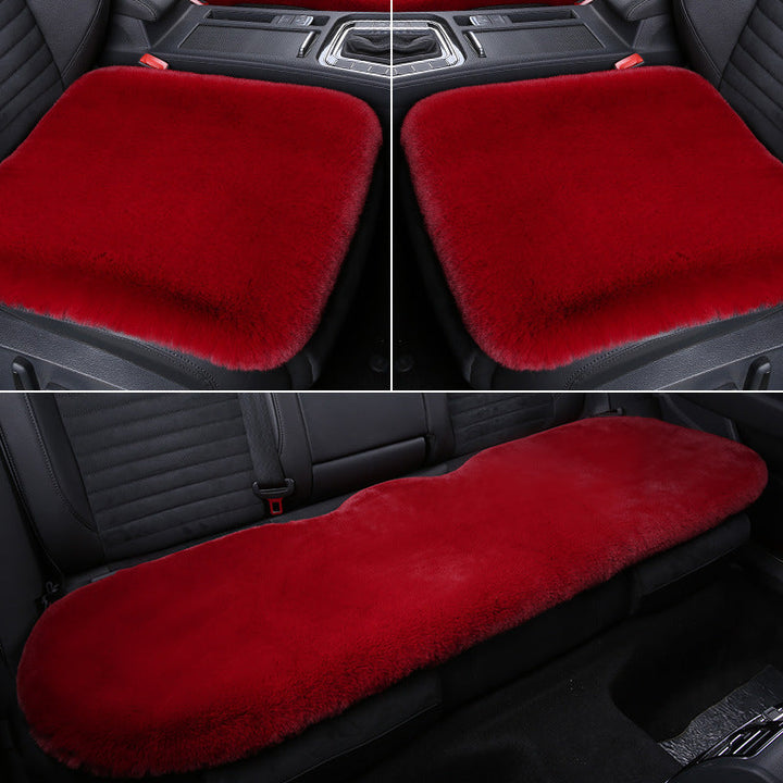Noxord 丨 Thickened Winter Short Rabbit Plush Car Seat Cushion without Backrest