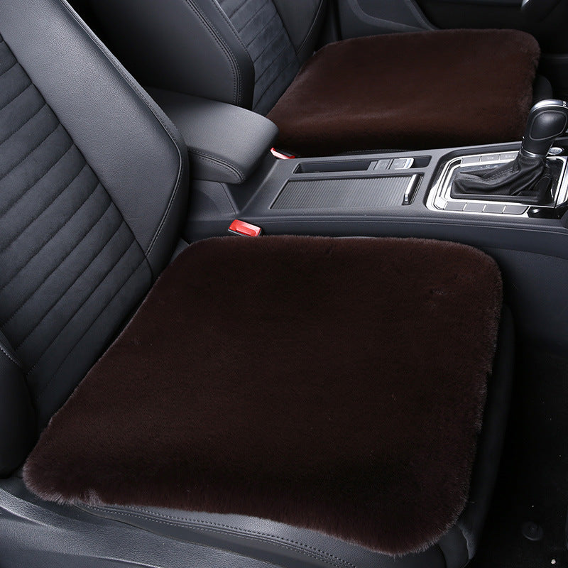 Noxord 丨 Thickened Winter Short Rabbit Plush Car Seat Cushion without Backrest