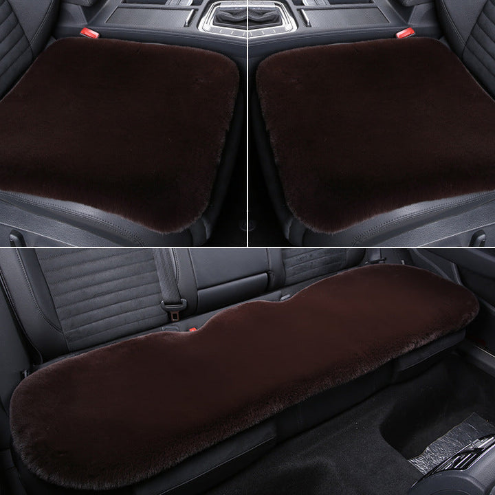 Noxord 丨 Thickened Winter Short Rabbit Plush Car Seat Cushion without Backrest