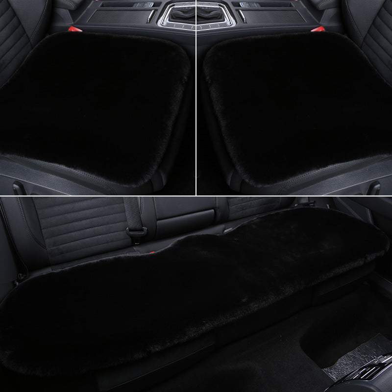 Noxord 丨 Thickened Winter Short Rabbit Plush Car Seat Cushion without Backrest