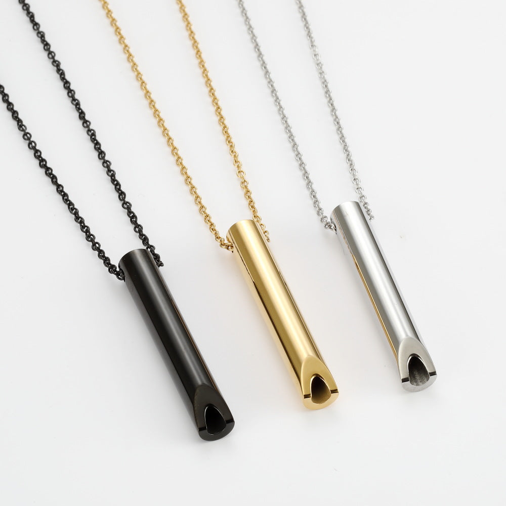 Kalsten 丨 Breathing Resistance Meditation Whistle Necklace