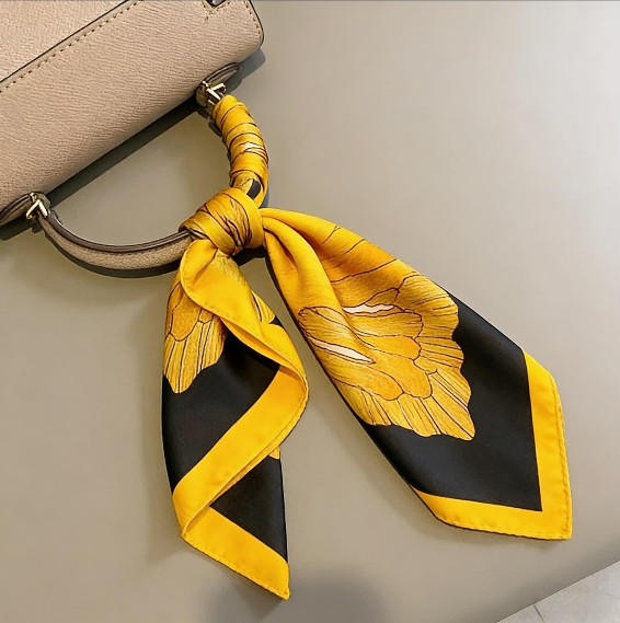 Kalsten | Retro Korean Style Faux Silk Scarf