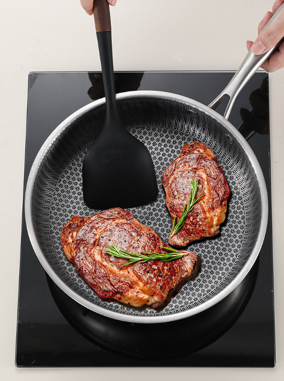 Kalsten | Stainless Steel Uncoated Non-stick Frying Pan